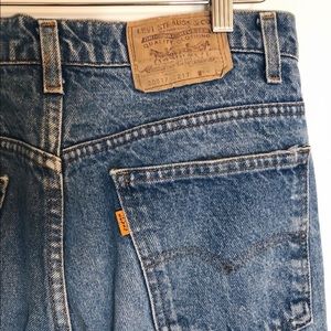 ✿ Rare Vintage 1970’s Orange Tab Flare Levi 517’s 20517 0217 Size W33 L32